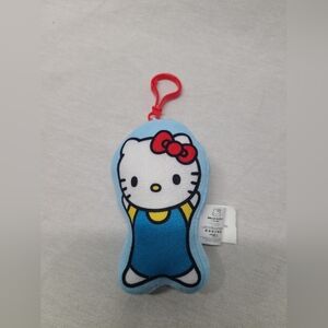 Hello kitty mini plush keychain clip